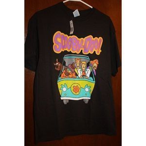 Scooby-Doo Black Large T-shirt‎
